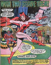 Cover of Avengers 111 - Magneto controlling the Scarlet Witch